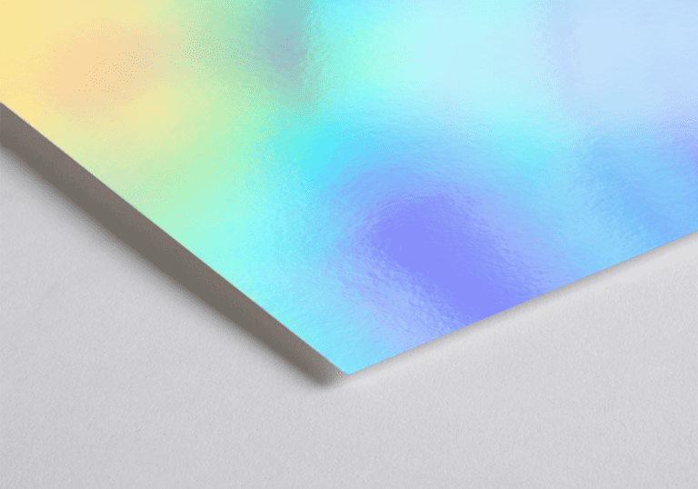 Can you print on holographic cardstock paper?