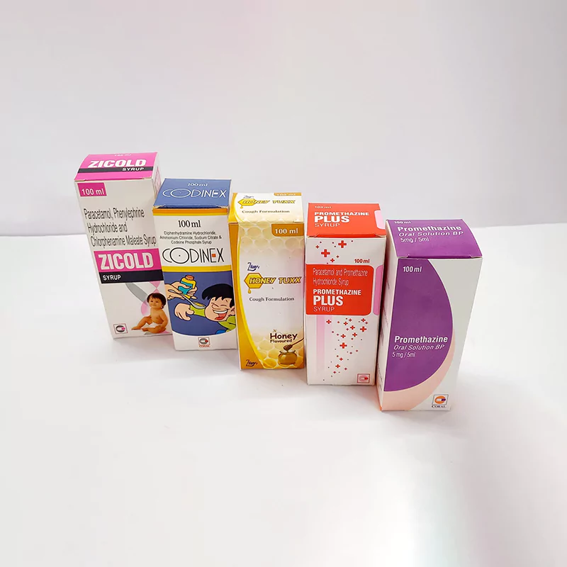 custom printed syrup boxes