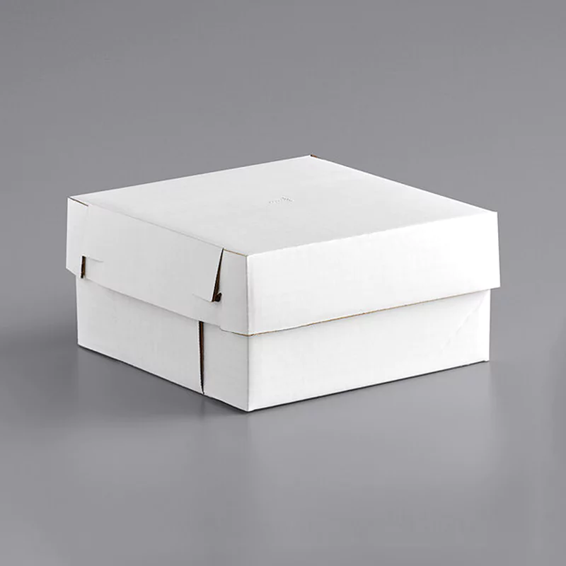 corrugated cake box