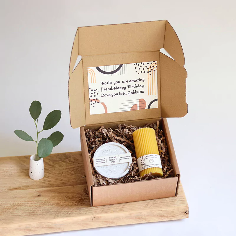 custom mailer candle pillar boxes