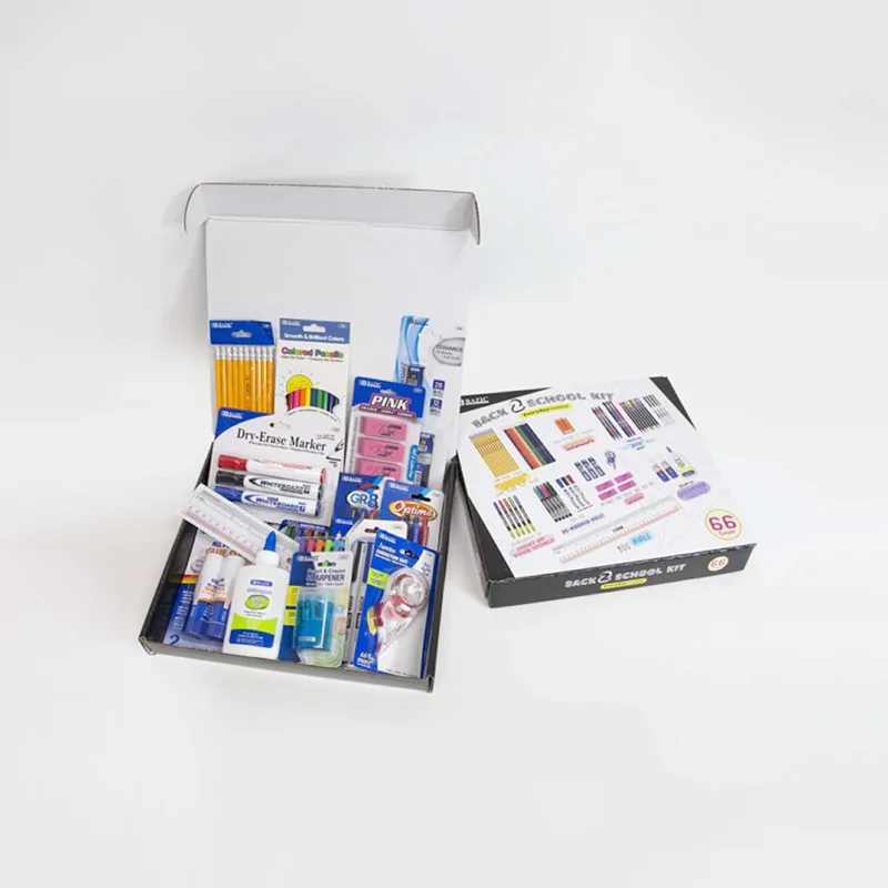 custom school kit box